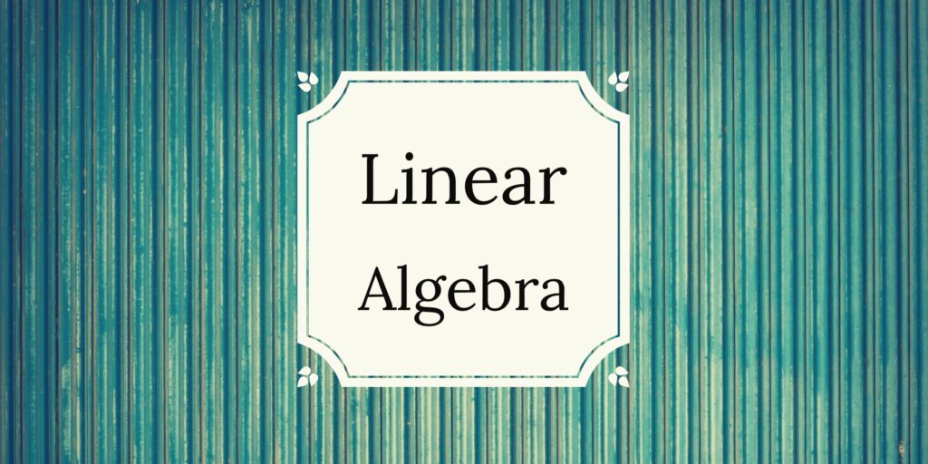 Express The Eigenvalues Of A 2 By 2 Matrix In Terms Of The Trace And Determinant Problems In Mathematics